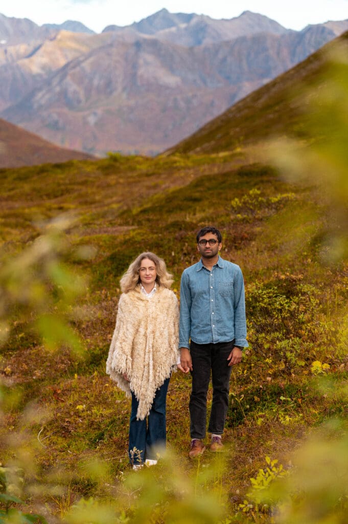 engagement session in hatcher pass beautiful mountain engagement