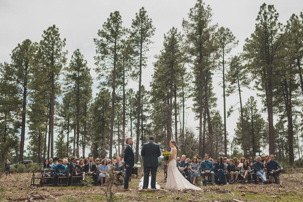 woodland wedding in tonto arizona
